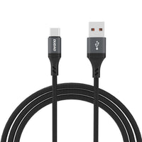 Dudao L3ST USB-A - USB-C 5A laidas 1.2m pintas - juodas