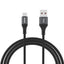 Dudao L3ST USB-A - USB-C 5A laidas 1.2m pintas - juodas