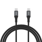 Dudao L3CC USB-C - USB-C 60W 1.2m pintas laidas - juodas