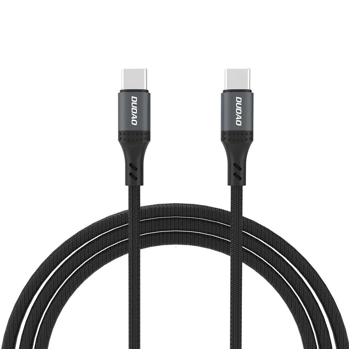 Dudao L3CC USB-C - USB-C 60W 2m pintas laidas - juodas -- Cell phone cables