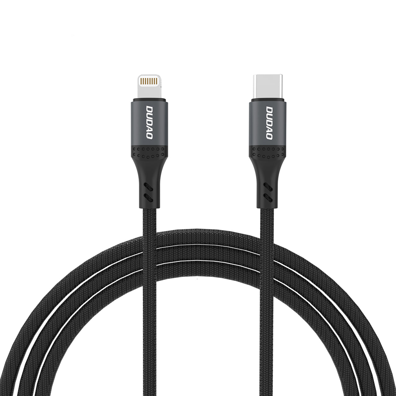 Dudao L3CL USB-C - Lightning 30W 2m pintas laidas - juodas