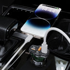 Dudao R78 78W automobilinis įkroviklis USB-C PD / 2xUSB-A QC - juodas