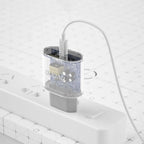Dudao A14EUC PD 20W USB-C sieninis įkroviklis su laidu - baltas