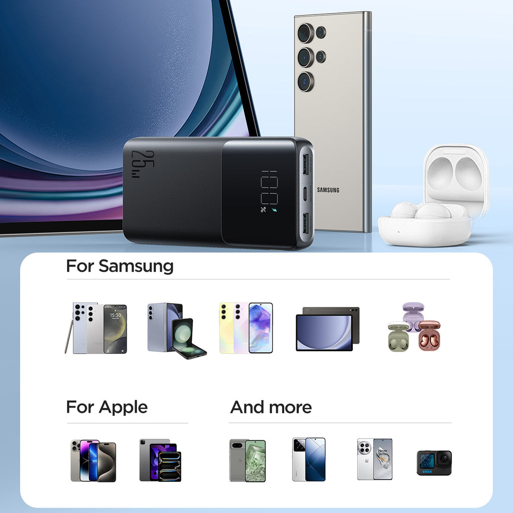 Joyroom išorinė baterija JR-PBF20 25W 10000mAh - juoda