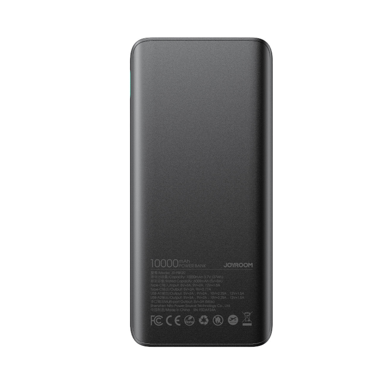 Joyroom išorinė baterija JR-PBF20 25W 10000mAh - juoda