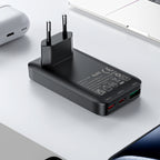 Acefast A100 65W GaN 2 USB-C+ USB-A įkroviklis Ultra Slim - juodas