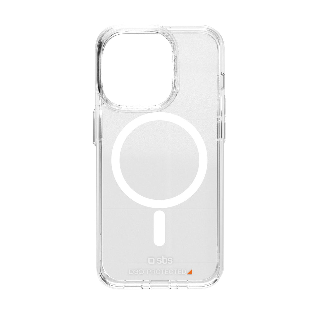 SBS D3O MagSafe dėklas iPhone 15 – skaidrus