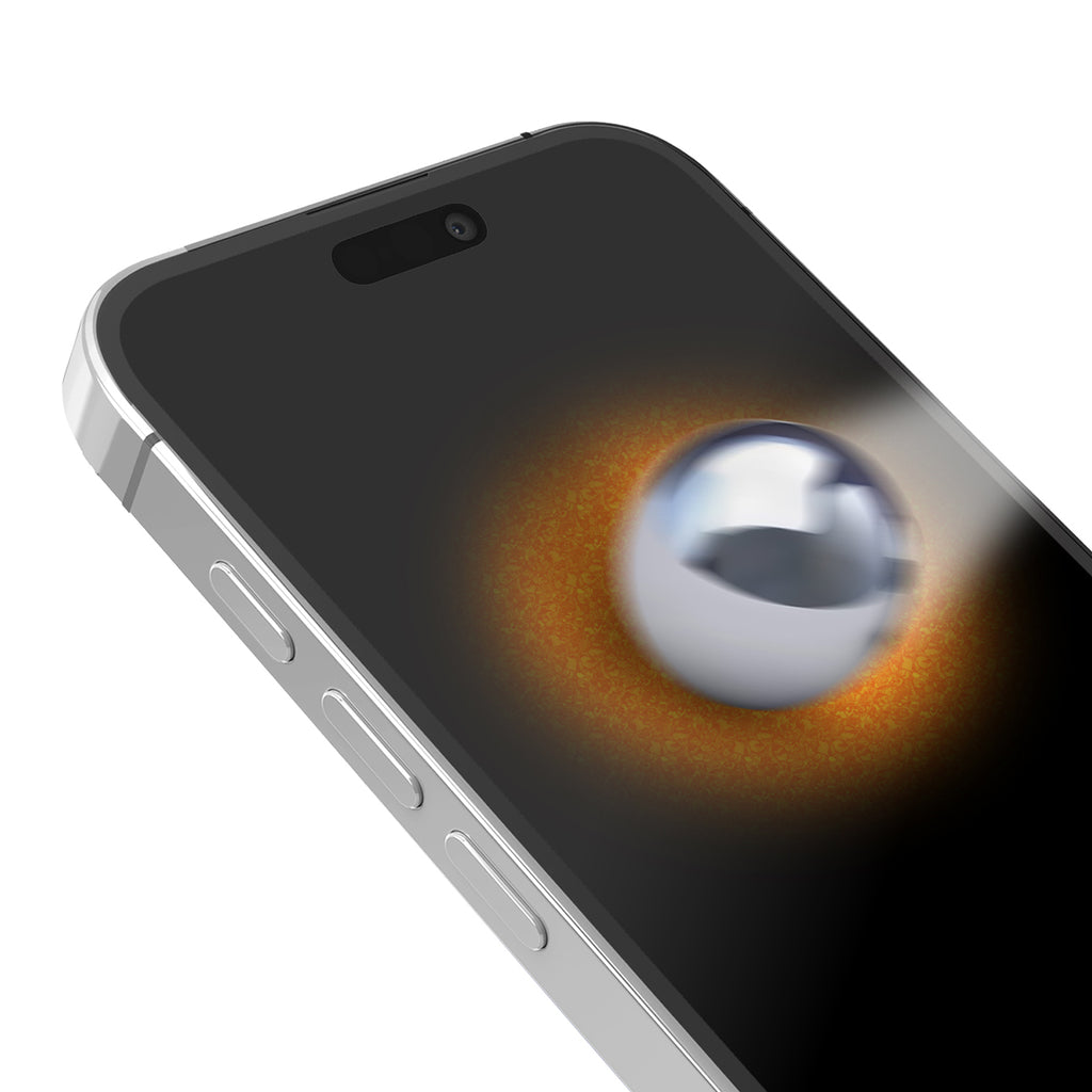 SBS D3O grūdintas stiklas iPhone 15 su rėmeliu