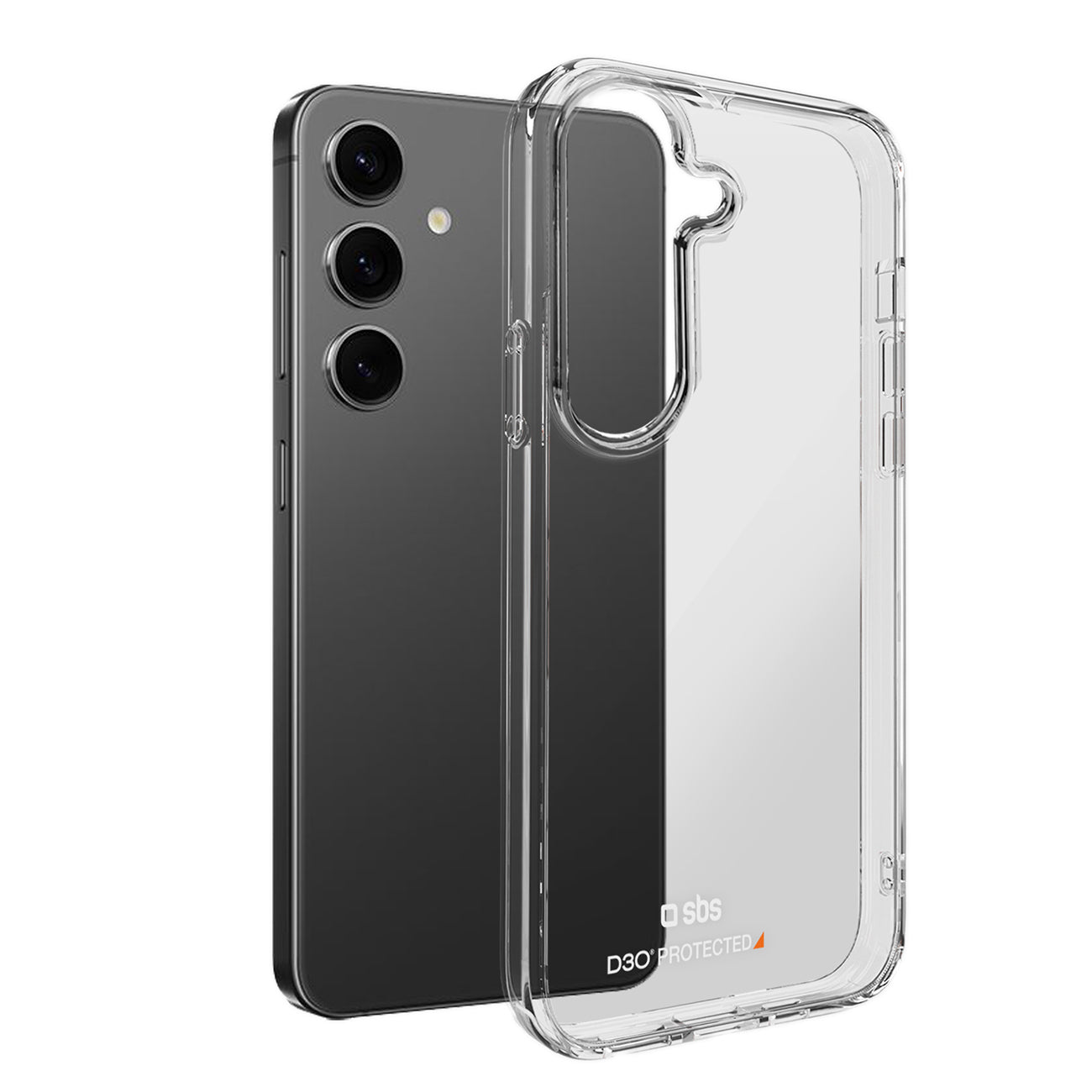 SBS D3O Dėklas, skirtas Samsung Galaxy A35 – skaidrus