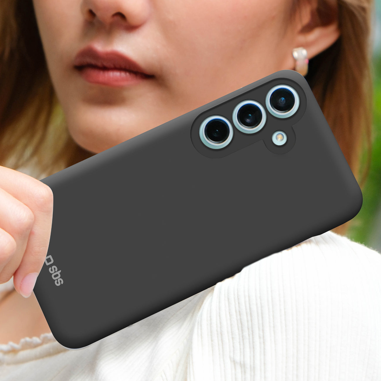 SBS Full Active D3O dėklas Galaxy A55 – juodas
