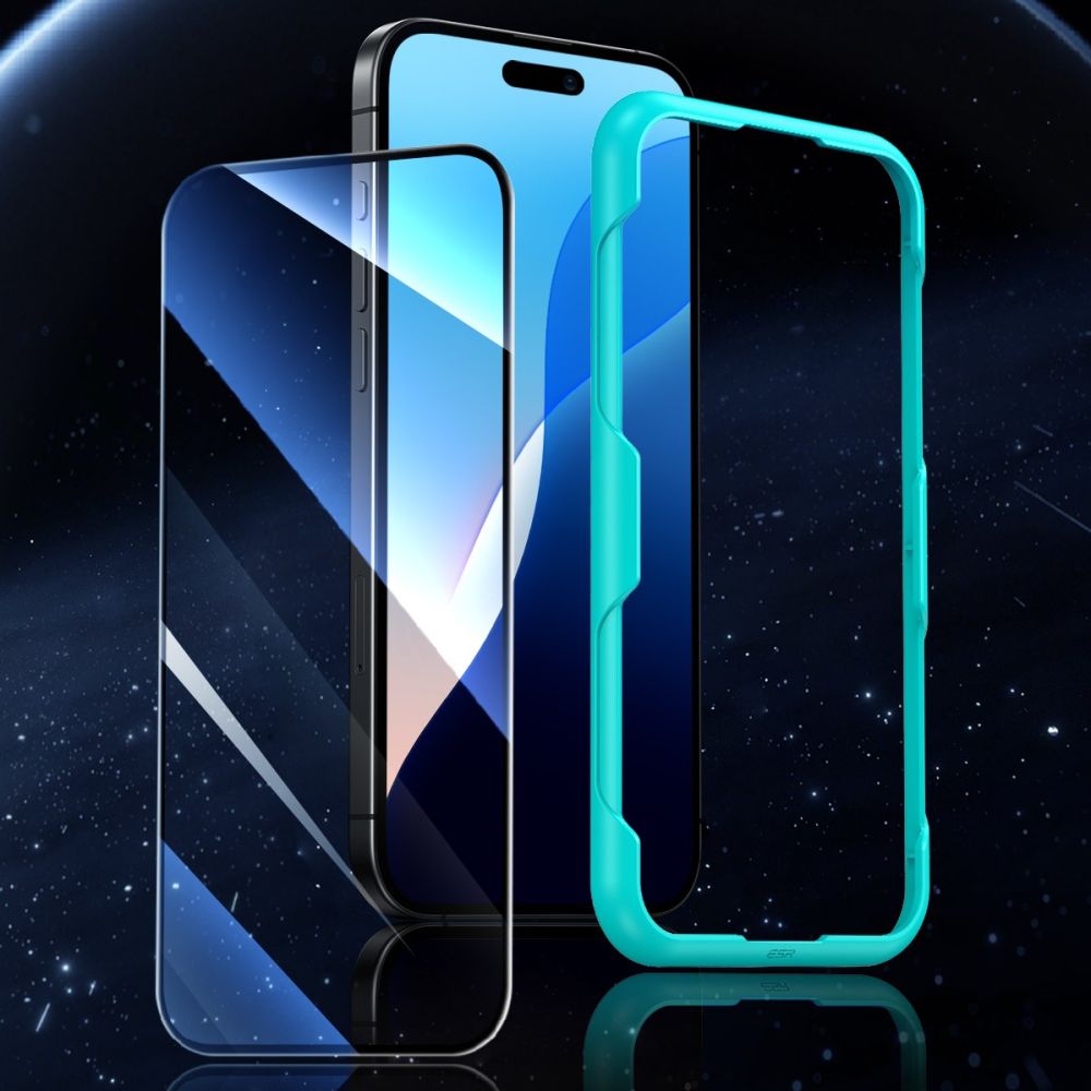 ESR grūdintas stiklas iPhone 16 Pro Max – 2 vnt., skaidrus -- iPhone 16 Pro Max