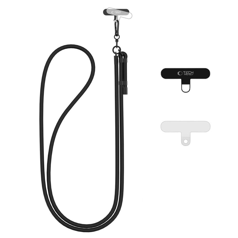 Tech-Protect C1S Rope Crossbody Strap Leash - juodas -- Other phone accessories