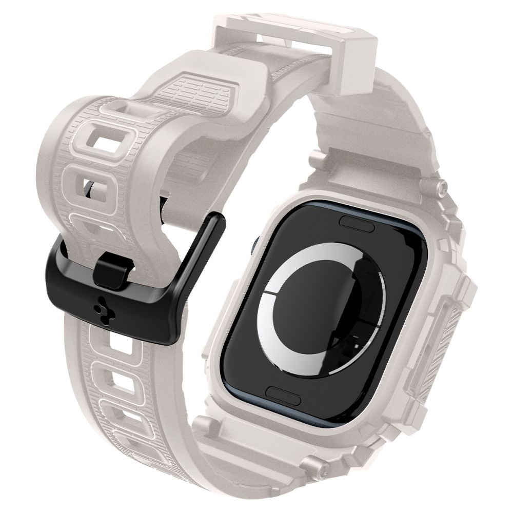 Spigen Rugged Armor "Pro" dirželis Apple Watch 10 (46MM) - Smėlio spalvos -- Apple Watch 10 (46mm)