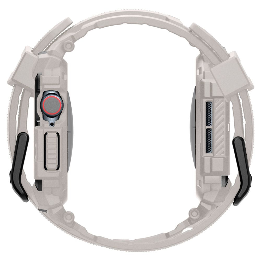 Spigen Rugged Armor "Pro" dirželis Apple Watch 10 (46MM) - Smėlio spalvos -- Apple Watch 10 (46mm)