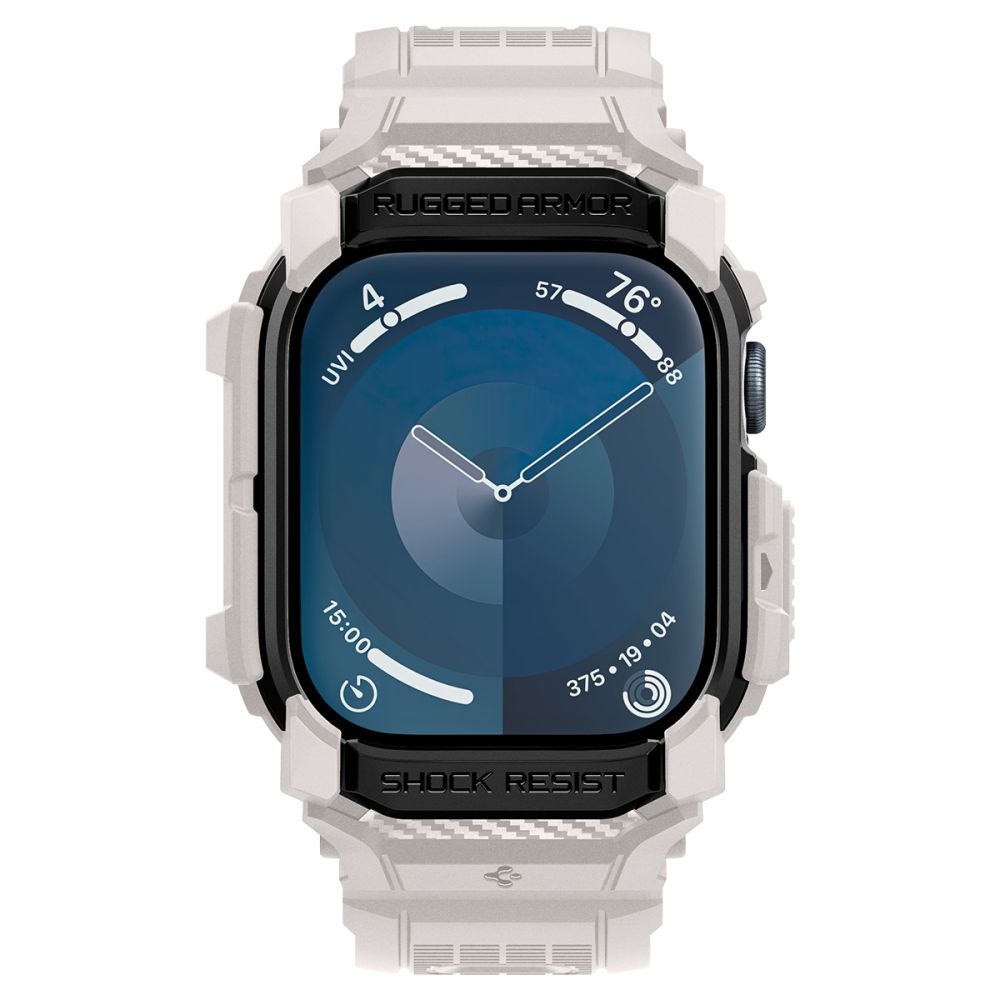 Spigen Rugged Armor "Pro" dirželis Apple Watch 10 (46MM) - Smėlio spalvos -- Apple Watch 10 (46mm)