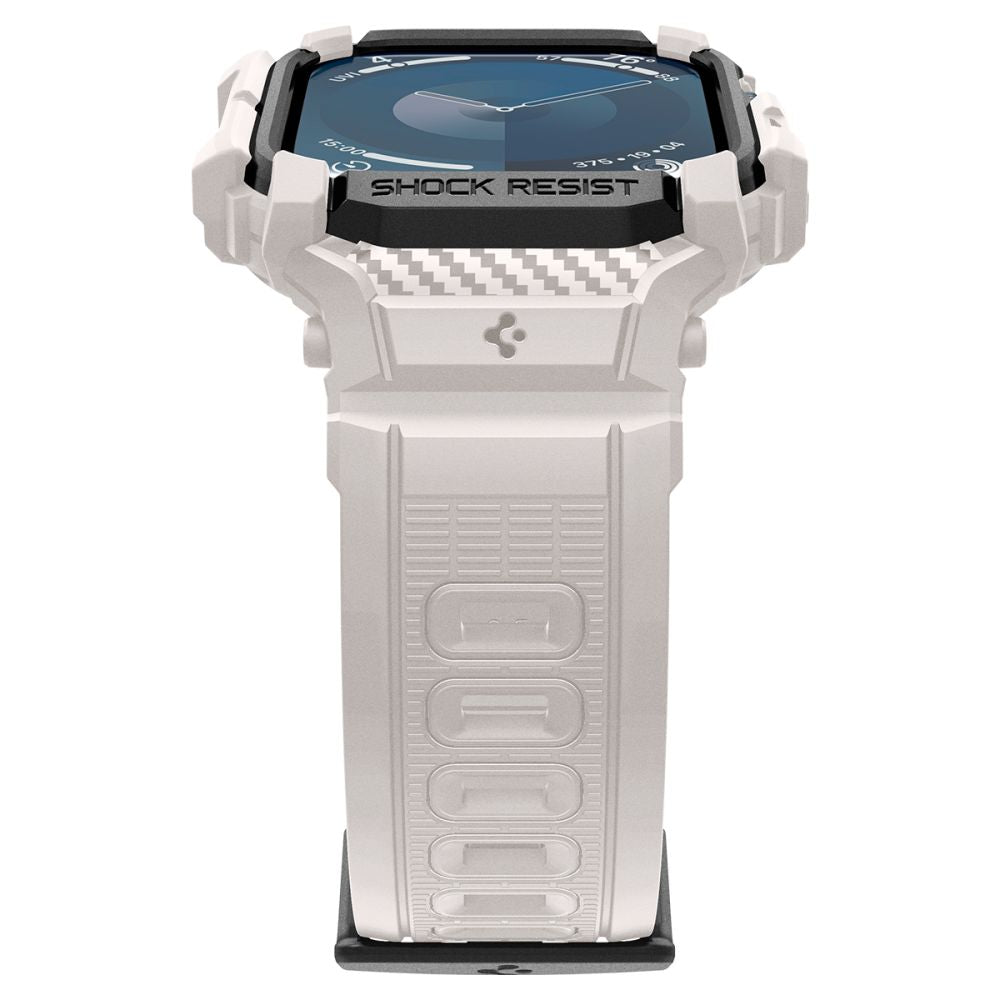 Spigen Rugged Armor "Pro" dirželis Apple Watch 10 (46MM) - Smėlio spalvos -- Apple Watch 10 (46mm)