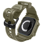 Spigen Rugged Armor "Pro" dirželis Apple Watch 10 (46MM) - Žalias -- Apple Watch 10 (46mm)