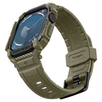 Spigen Rugged Armor "Pro" dirželis Apple Watch 10 (46MM) - Žalias -- Apple Watch 10 (46mm)