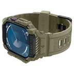 Spigen Rugged Armor "Pro" dirželis Apple Watch 10 (46MM) - Žalias -- Apple Watch 10 (46mm)