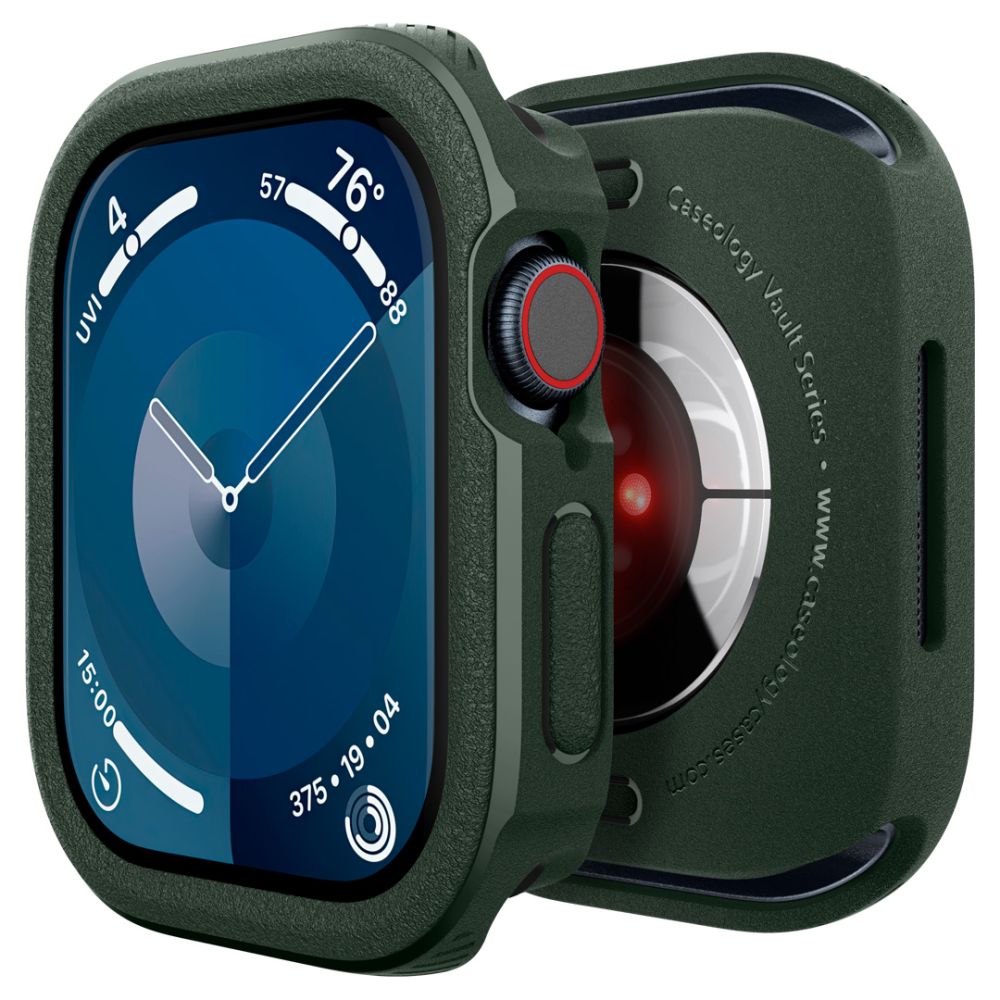 Caseology Vault dėklas Apple Watch 10 46 mm – žalias -- Apple Watch 10 (46mm)