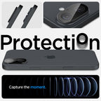 Spigen Optik Glas.Tr kameros stiklas iPhone 16/16 Plus – juodas (2 vnt.)