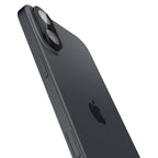 Spigen Optik Glas.Tr kameros stiklas iPhone 16/16 Plus – juodas (2 vnt.)