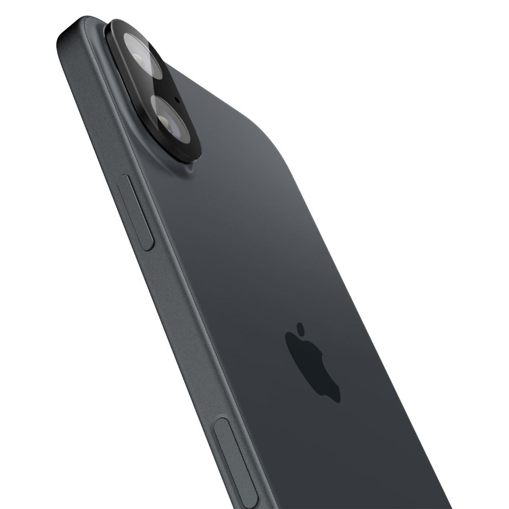 Spigen Optik Glas.Tr kameros stiklas iPhone 16/16 Plus – juodas (2 vnt.)