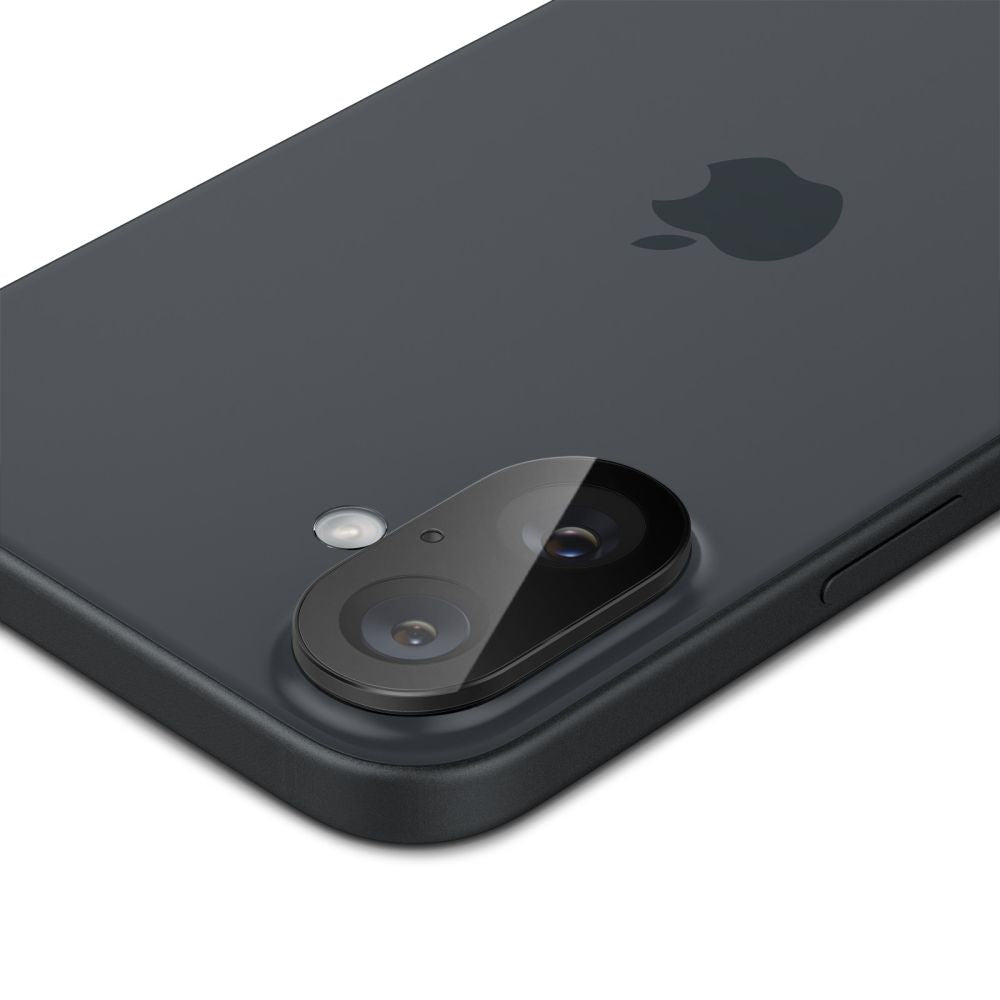 Spigen Optik Glas.Tr kameros stiklas iPhone 16/16 Plus – juodas (2 vnt.)