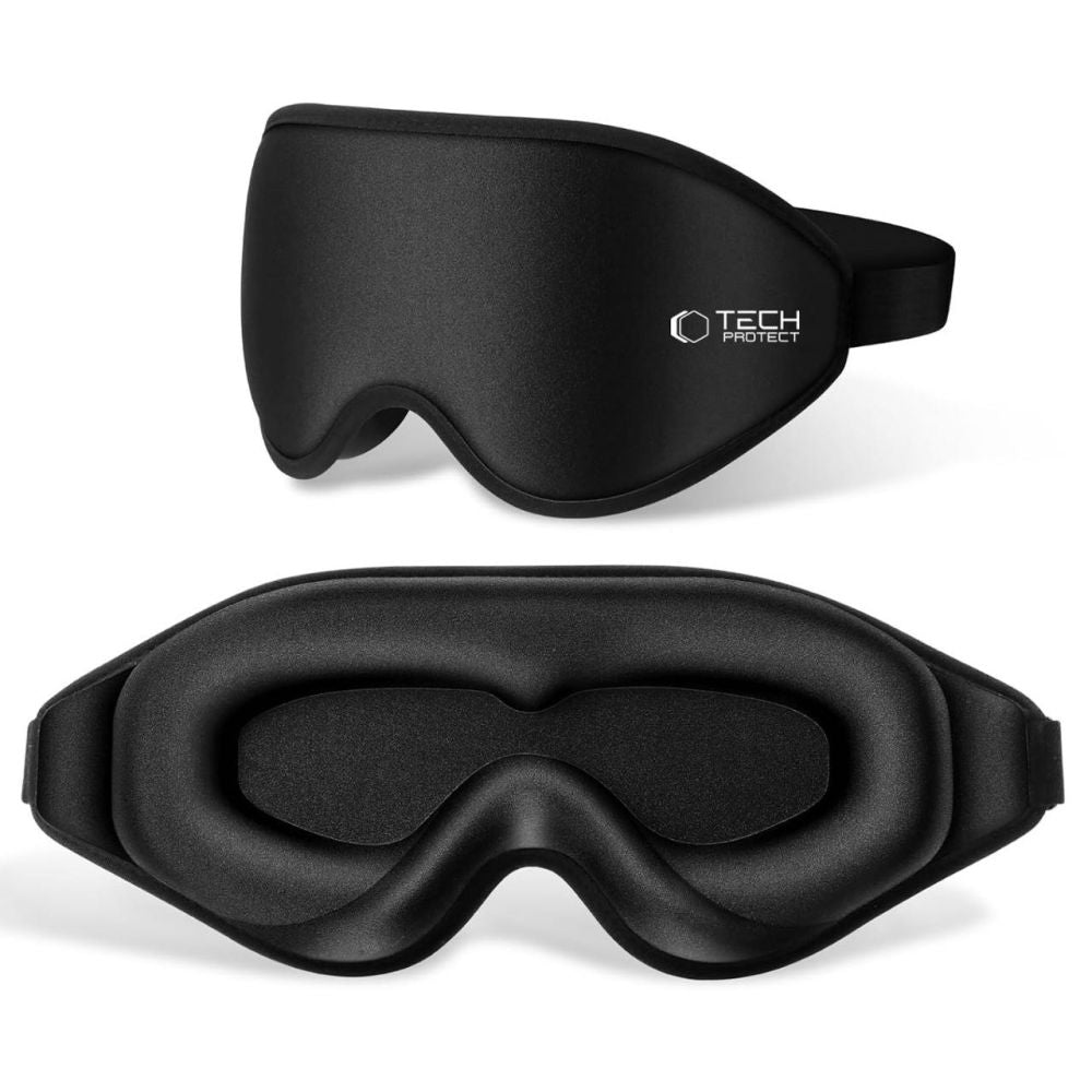 Tech-Protect Akiniai Miegui - Juoda -- Uncategorized
