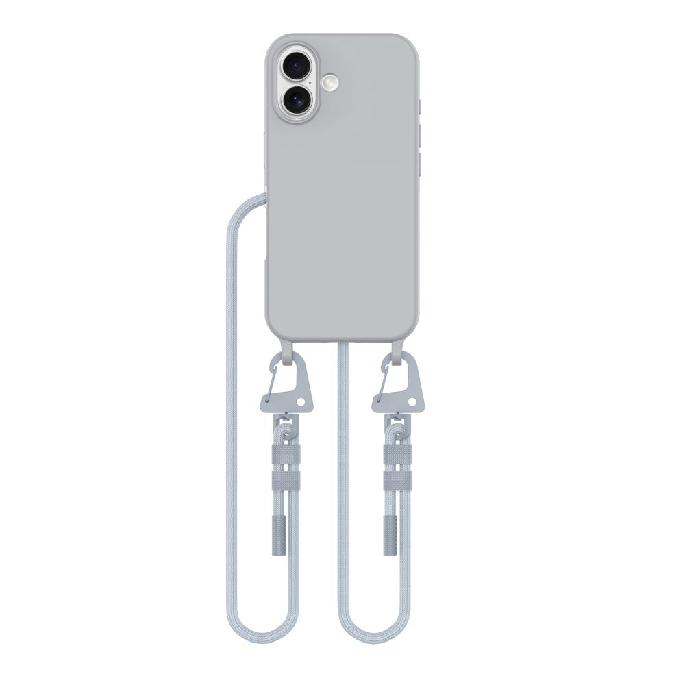 Tech-Protect MagNecklace MagSafe dėklas iPhone 16 – pilkas -- iPhone 16