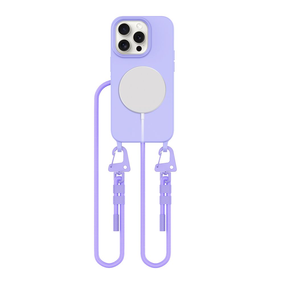 Tech-Protect MagNecklace MagSafe dėklas iPhone 14 Pro – levandų -- iPhone 14 Pro