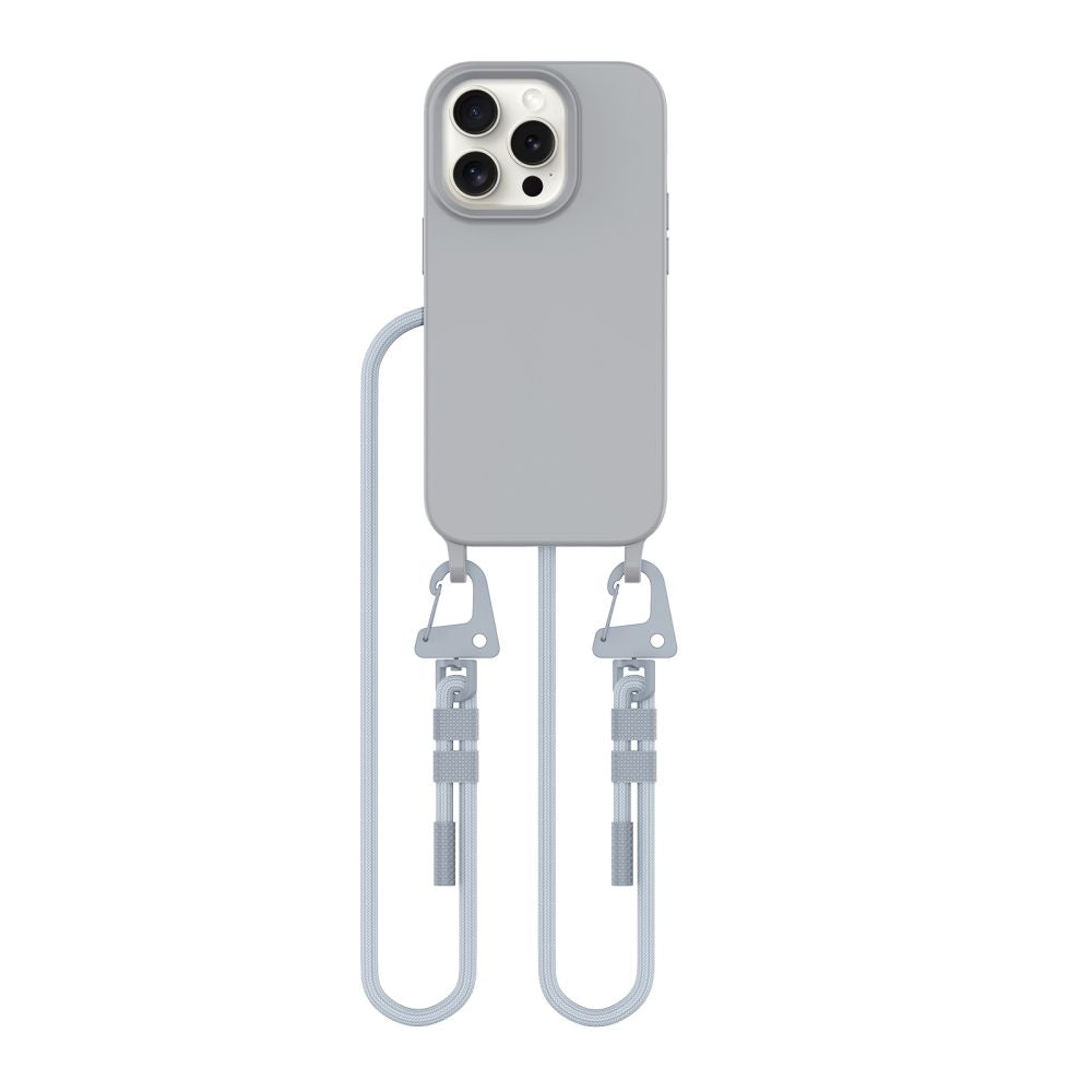 Tech-Protect MagSafe dėklas su dirželiu iPhone 14 Pro – pilkas -- iPhone 14 Pro
