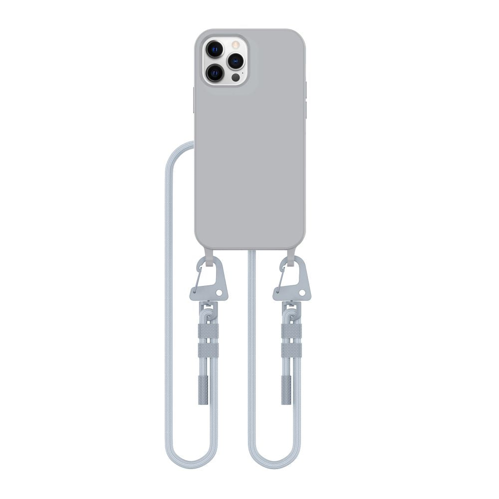 Tech-Protect MagNecklace MagSafe dėklas iPhone 12/12 Pro – pilkas -- iPhone 12