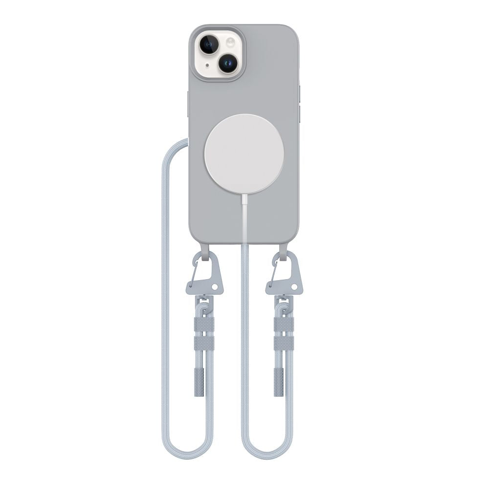 Tech-Protect MagNecklace MagSafe dėklas iPhone 13 – pilkas -- iPhone 13