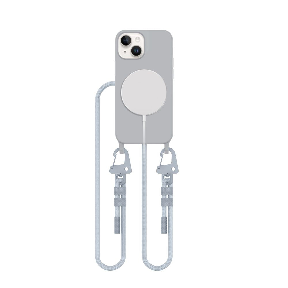 Tech-Protect MagNecklace MagSafe dėklas iPhone 13 mini – pilkas -- iPhone 13 Mini