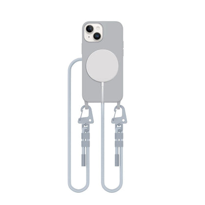 Tech-Protect MagNecklace MagSafe dėklas iPhone 13 mini – pilkas -- iPhone 13 Mini