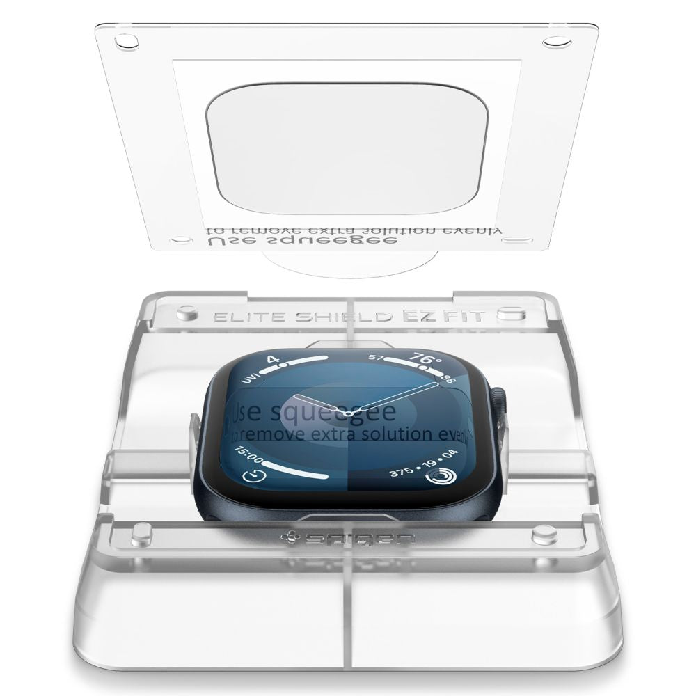 Spigen Elite Shield EZ Fit apsauga Apple Watch 10 42 mm (2 vnt.) skaidri