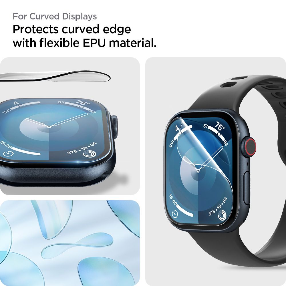 Spigen Elite Shield EZ Fit Apple Watch 10 46 mm (2 vnt.)