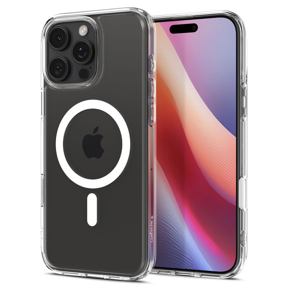 Spigen Ultra Hybrid „T“ MagSafe dėklas iPhone 16 Pro Max – baltas
