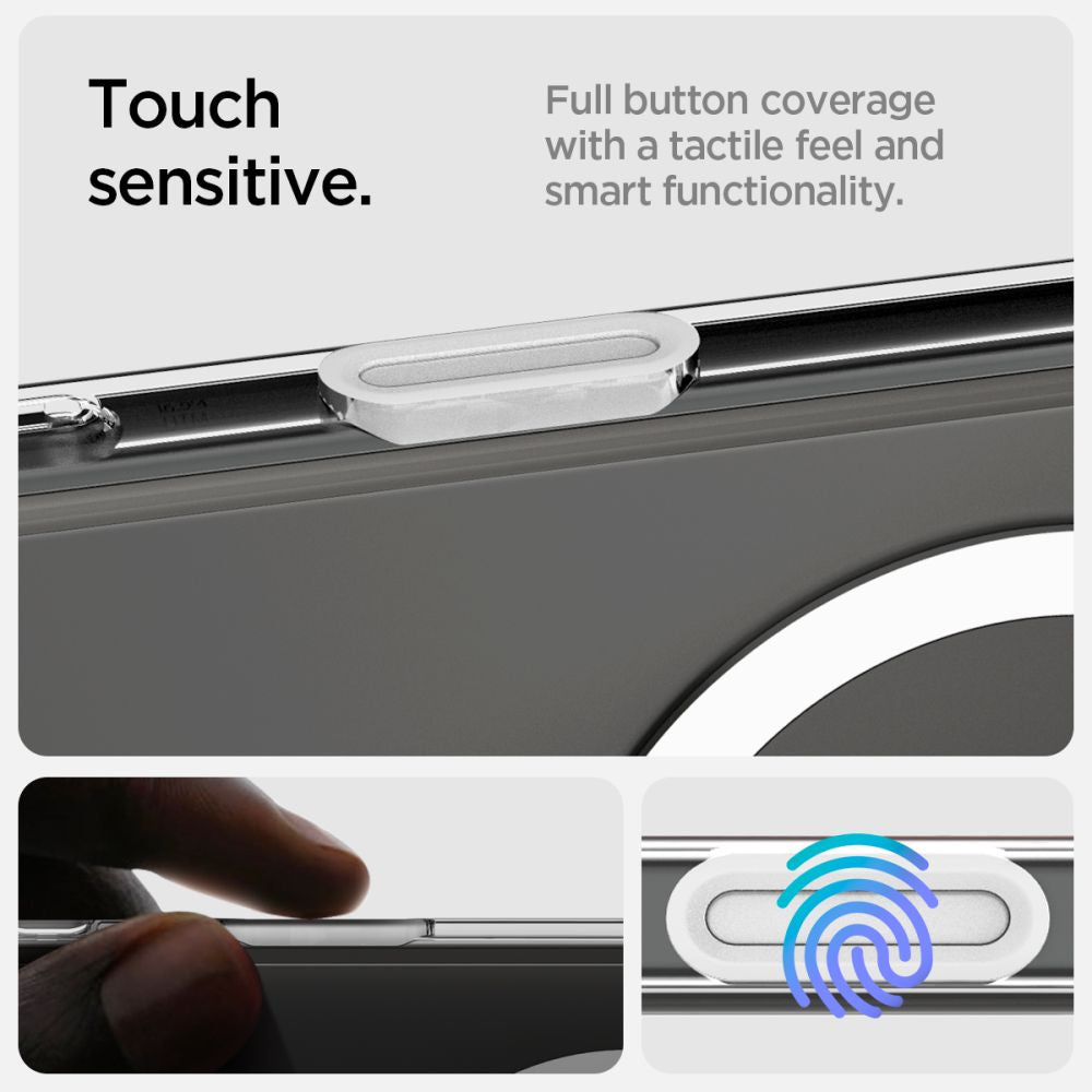 Spigen Ultra Hybrid „T“ MagSafe dėklas iPhone 16 Pro Max – baltas