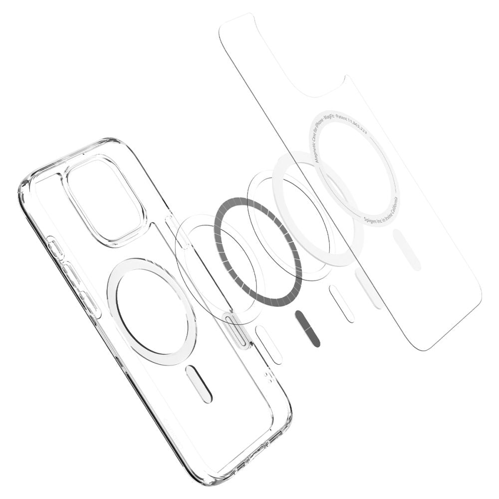 Spigen Ultra Hybrid „T“ MagSafe dėklas iPhone 16 Pro Max – baltas