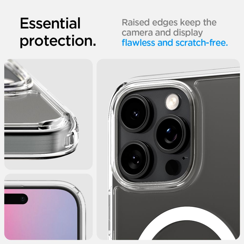 Spigen Ultra Hybrid MagSafe dėklas iPhone 16 Pro – baltas