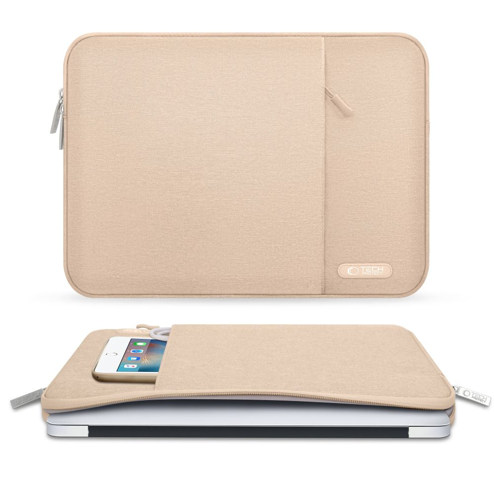 Tech-Protect Sleevy nešiojamojo kompiuterio dėklas 15–16" – smėlinis -- Others