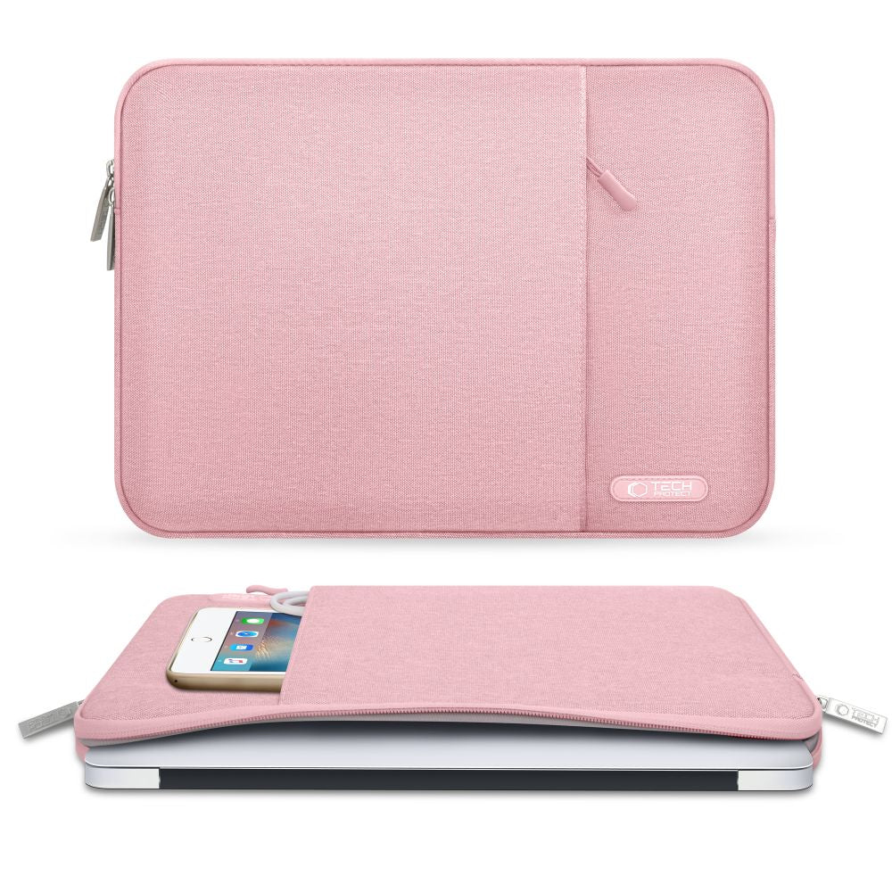 Tech-Protect Sleeve dėklas 13–14" nešiojamam – rožinis -- Others