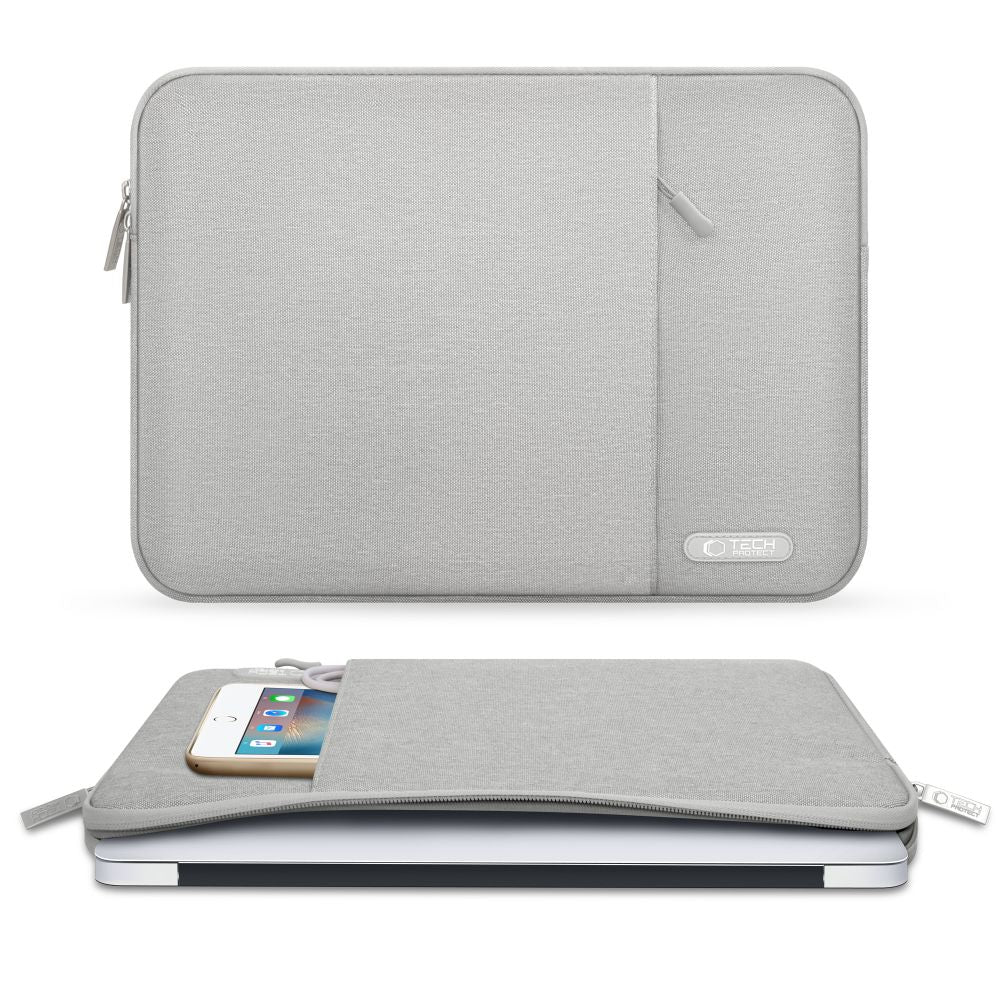 Tech-Protect Sleeve dėklas 13–14" – pilkas -- Others