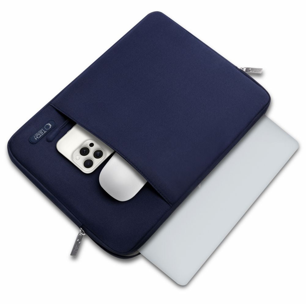 Tech‑Protect Sleeve dėklas nešiojamam 13–14" – t. mėlynas -- Others