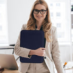 Tech‑Protect Sleeve dėklas nešiojamam 13–14" – t. mėlynas -- Others