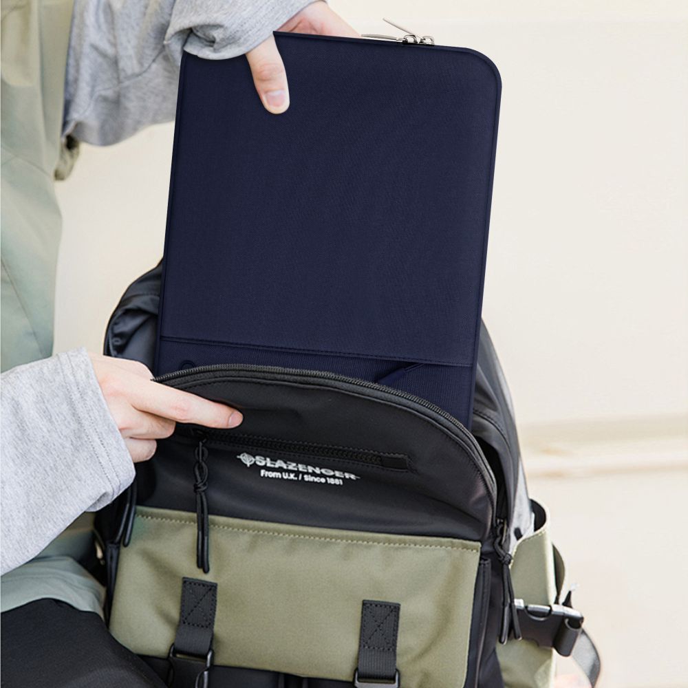 Tech‑Protect Sleeve dėklas nešiojamam 13–14" – t. mėlynas -- Others