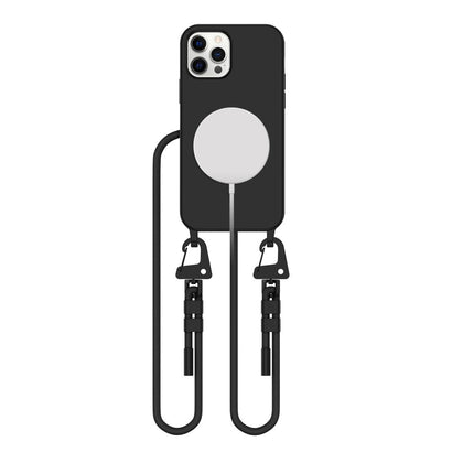 Tech-Protect MagNecklace MagSafe dėklas iPhone 12/12 Pro – juodas -- iPhone 12