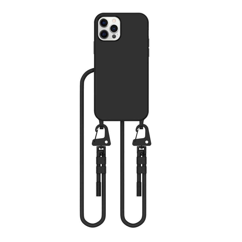 Tech-Protect MagNecklace MagSafe dėklas iPhone 12/12 Pro – juodas -- iPhone 12